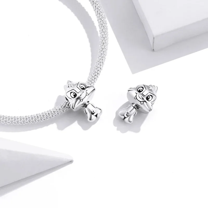 (image for) Pandora Style Cute Little Squirrel Charm - BSC323 - View 4