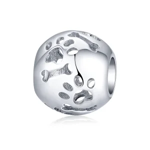 (image for) Pandora Style Cute Pet Footprints Charm - BSC140
