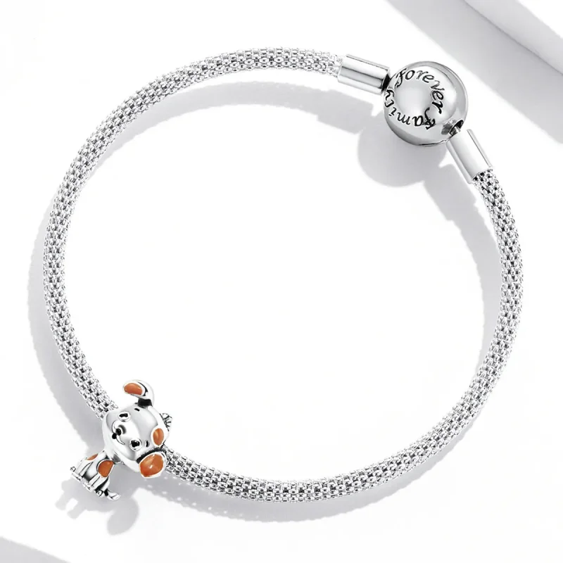 (image for) Pandora Style Cute Puppy Charm - SCC2159 - View 3
