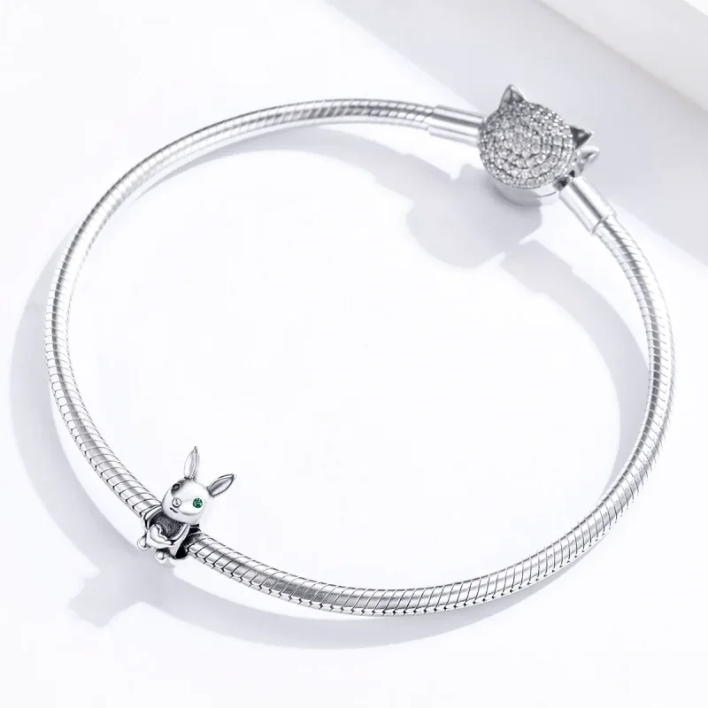 (image for) Pandora Style Cute Rabbit Charm - BSC169 - View 3