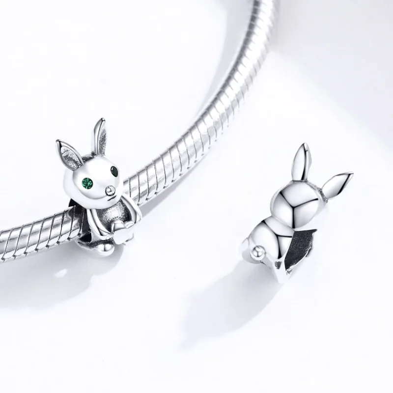 (image for) Pandora Style Cute Rabbit Charm - BSC169 - View 4