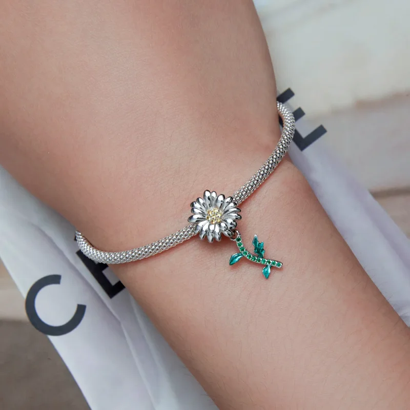 (image for) Pandora Style Daisy Charm - BSC648 - View 5