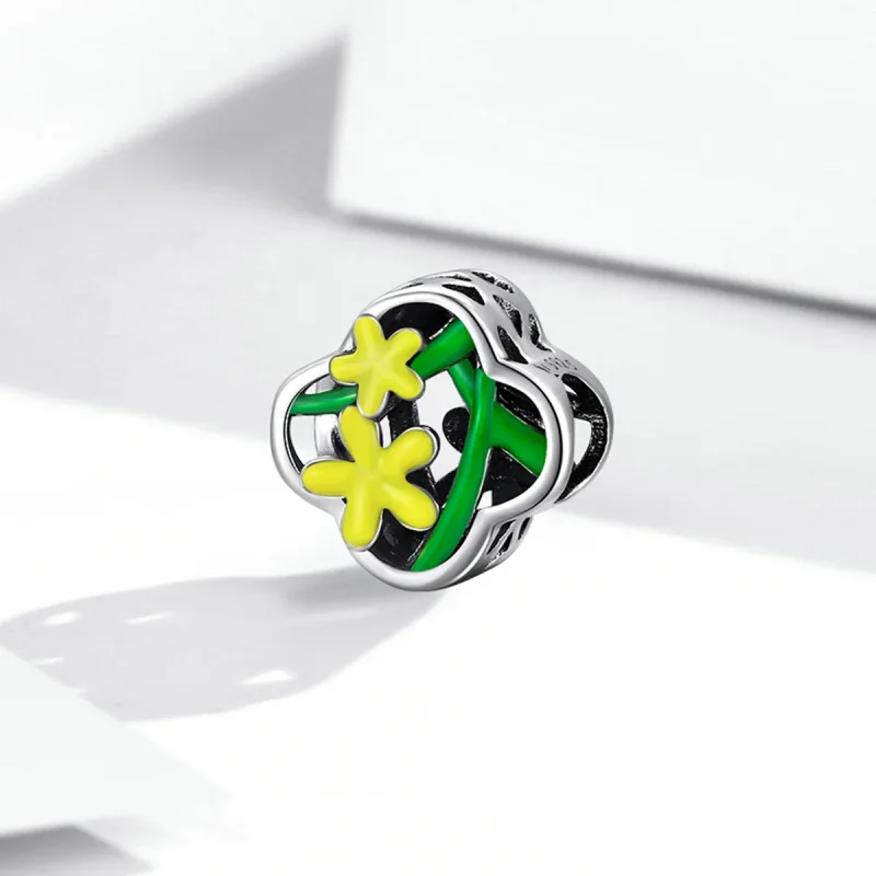 (image for) Pandora Style Delicate Daffodils Charm - SCC2021 - View 2