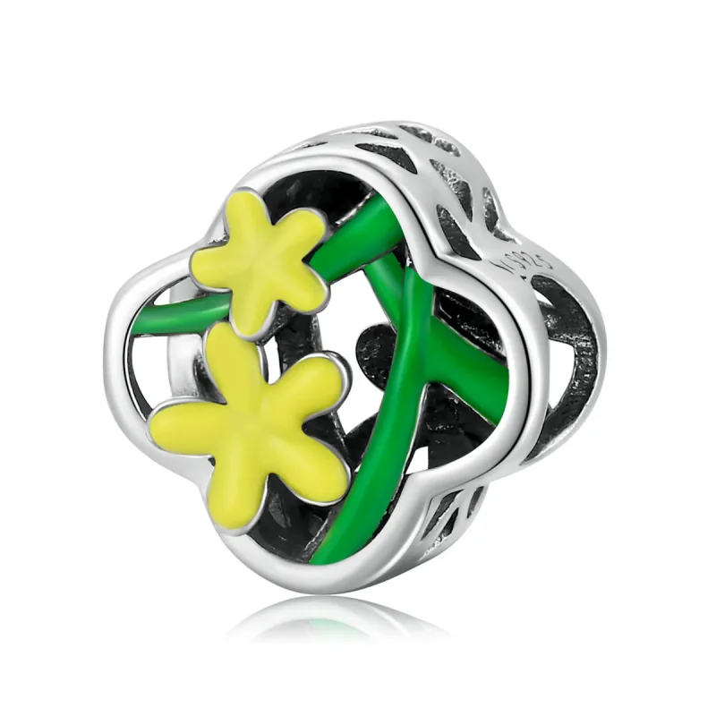 (image for) Pandora Style Delicate Daffodils Charm - SCC2021