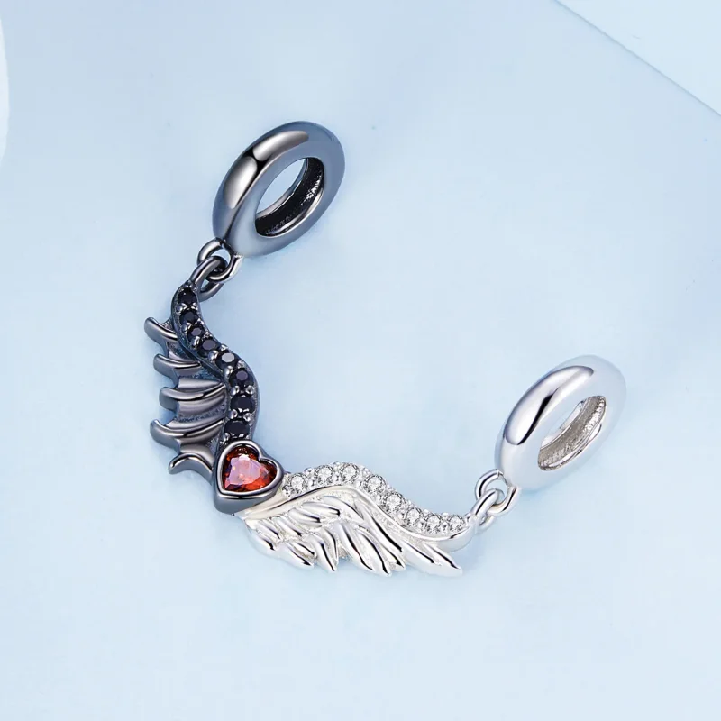 (image for) Pandora Style Devils and Angels Charm - BSC693 - View 2
