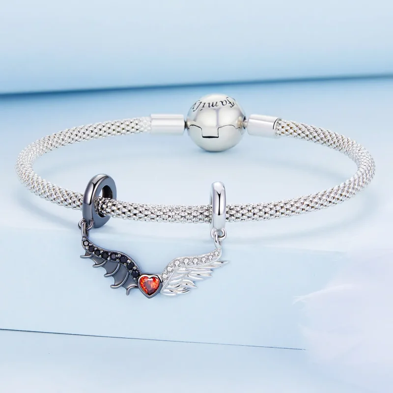 (image for) Pandora Style Devils and Angels Charm - BSC693 - View 3