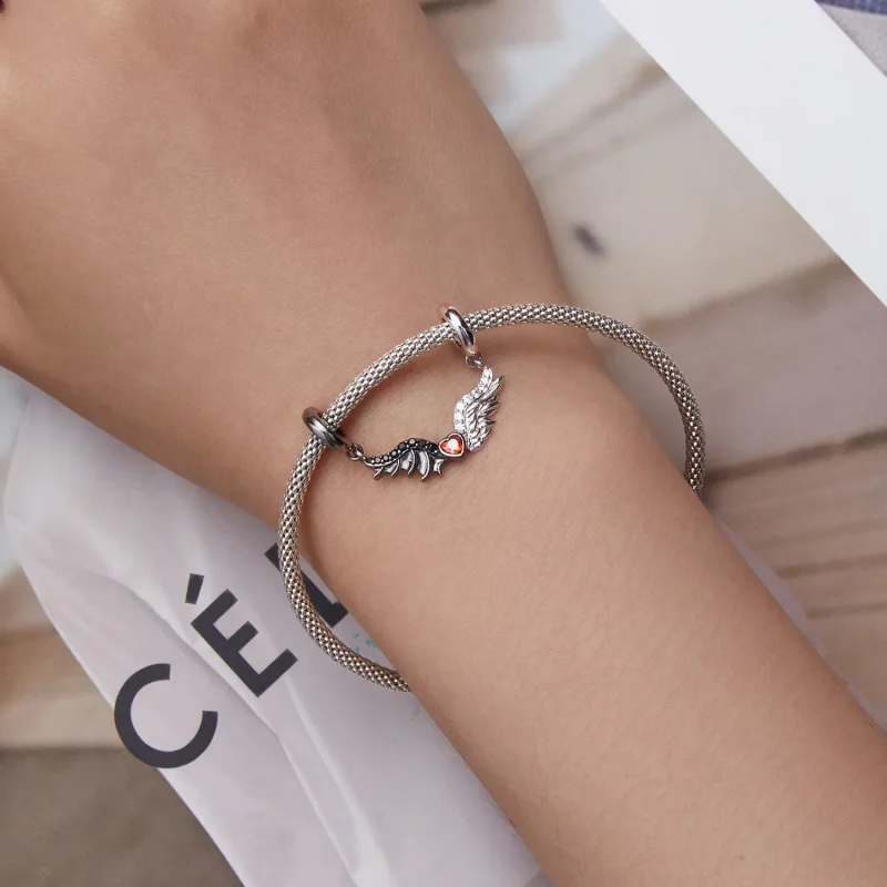 (image for) Pandora Style Devils and Angels Charm - BSC693 - View 5