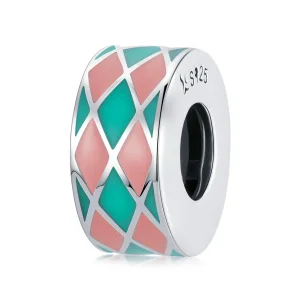 (image for) Pandora Style Diamond Lattice Charm - SCC2165