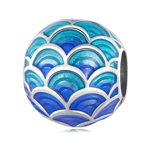 (image for) Pandora Style Dragon Scales Charm - BSC683