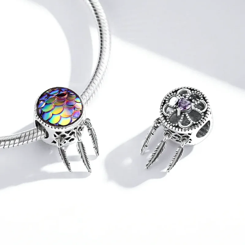 (image for) Pandora Style Dream Catcher Charm - SCC1985 - View 4