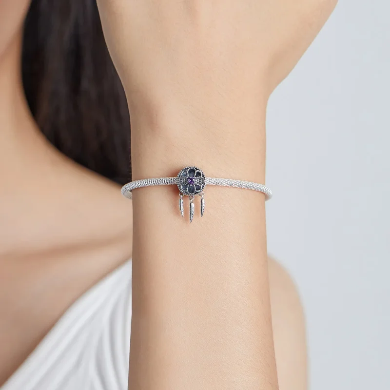 (image for) Pandora Style Dream Catcher Charm - SCC1985 - View 6