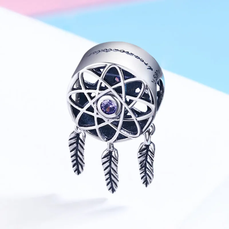 (image for) Pandora Style Dreamcatcher Charm - SCC330 - View 3