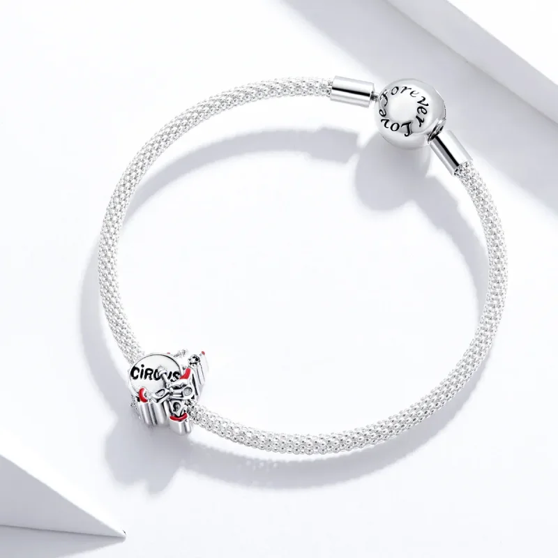 (image for) Pandora Style Drum Clown Charm - SCC1658 - View 3