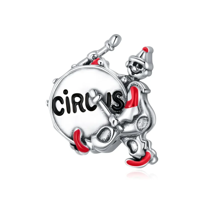 (image for) Pandora Style Drum Clown Charm - SCC1658