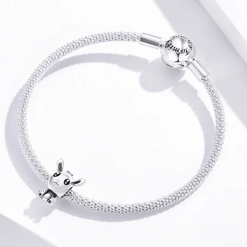 (image for) Pandora Style Easter Bunny Charm - SCC1467 - View 3