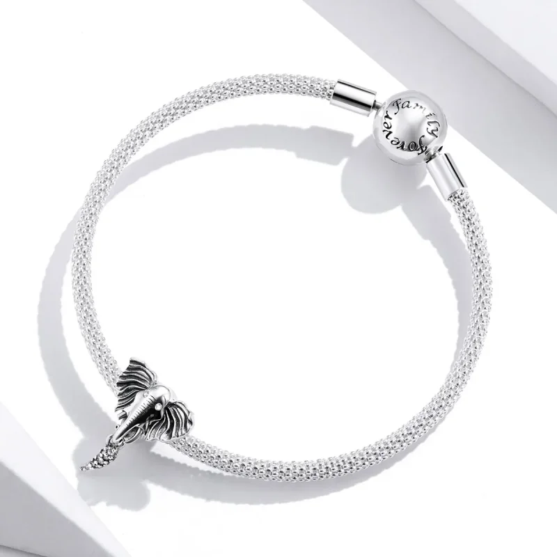 (image for) Pandora Style Elephant with Missing Teeth Charm - SCC1583 - View 4