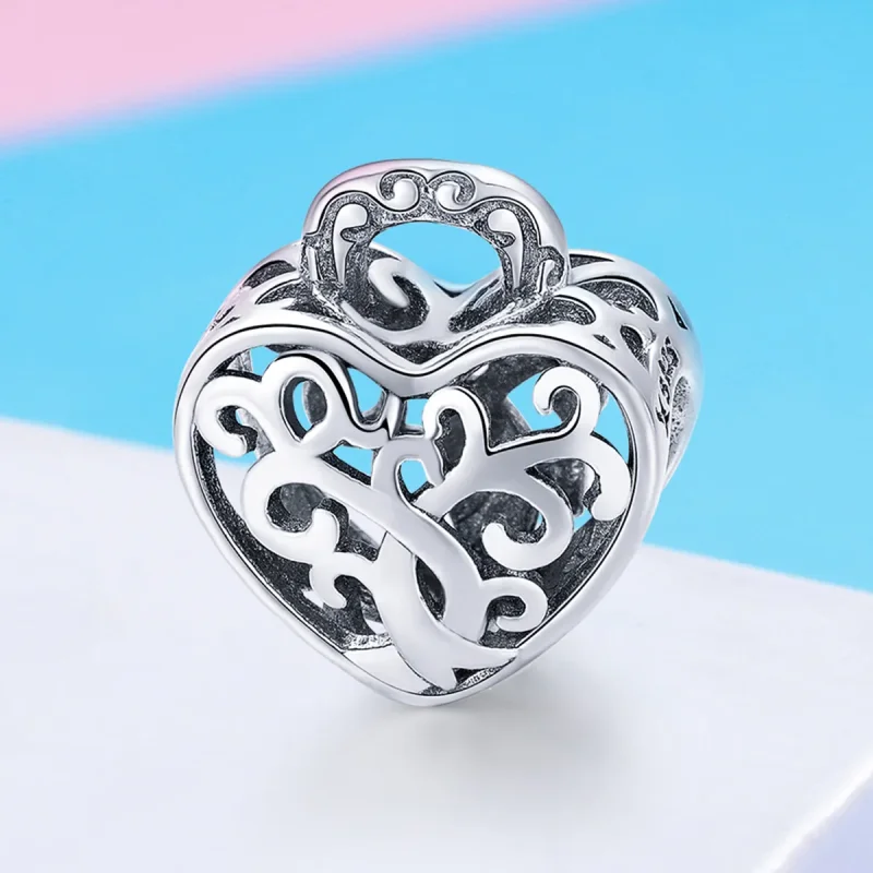 (image for) Pandora Style Eternal Lock Charm - SCC726 - View 4