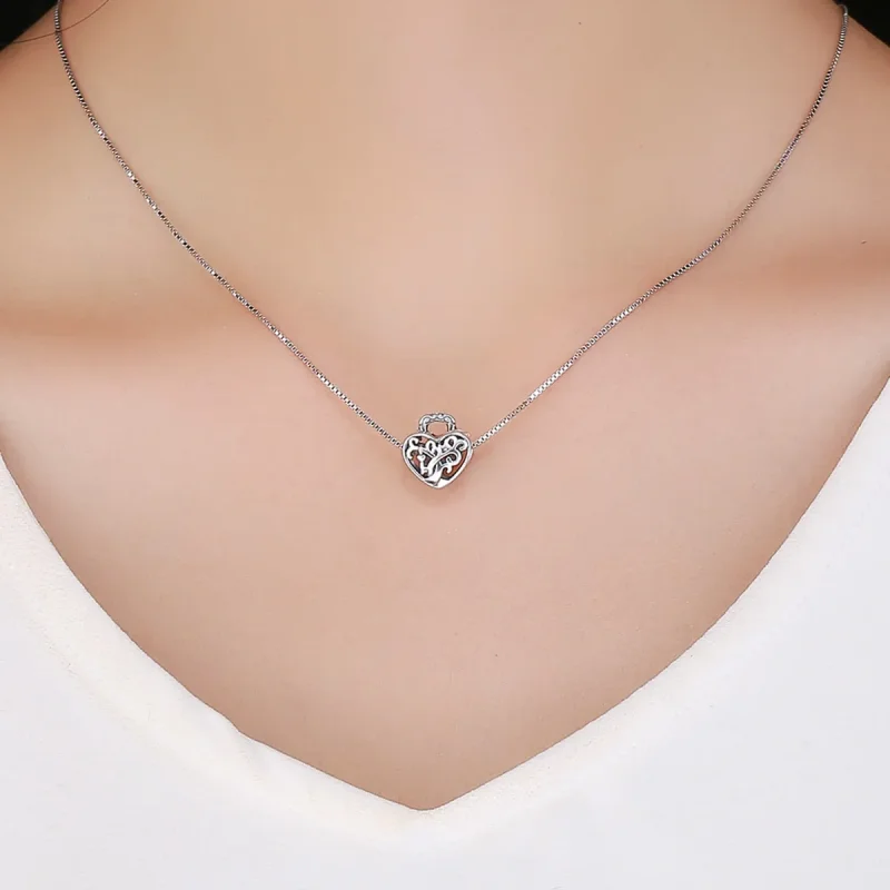 (image for) Pandora Style Eternal Lock Charm - SCC726 - View 5