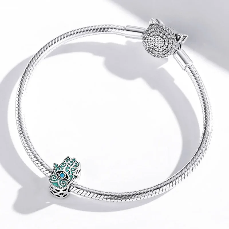 (image for) Pandora Style Eye of Fatima Charm - BSC510 - View 4