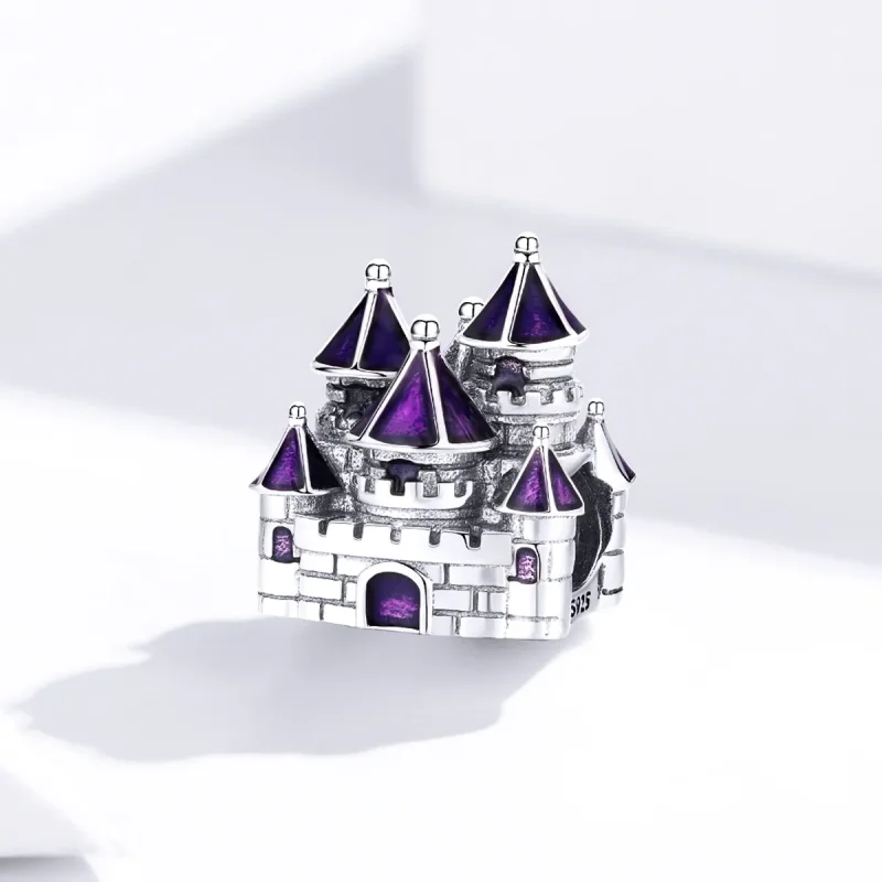 (image for) Pandora Style Fairy Tale Castle Charm - BSC122 - View 2
