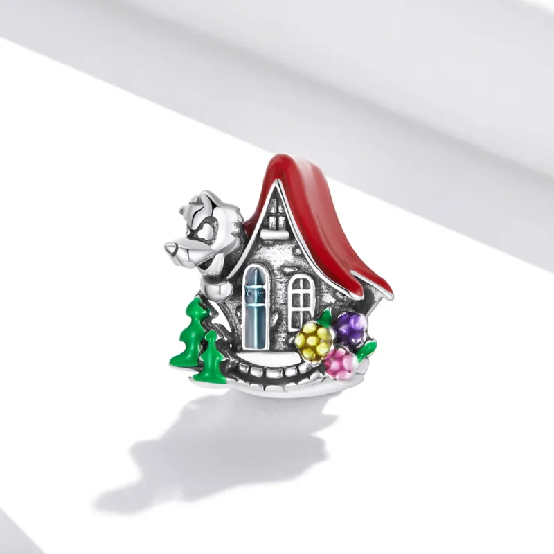 (image for) Pandora Style Fairy Tale House Charm - SCC1889 - View 2