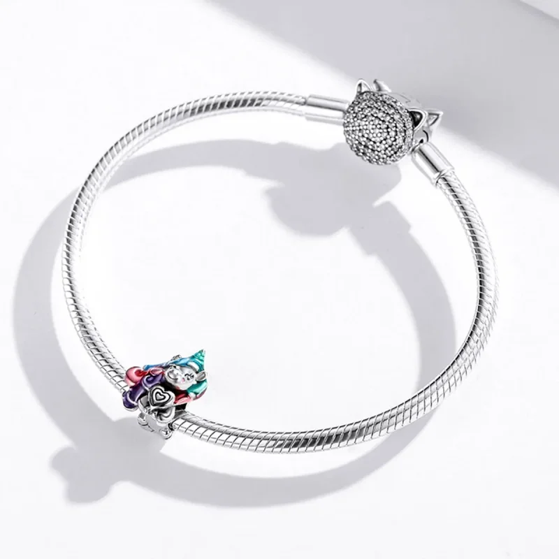 (image for) Pandora Style Fantasy Pony Charm - SCC1919 - View 3