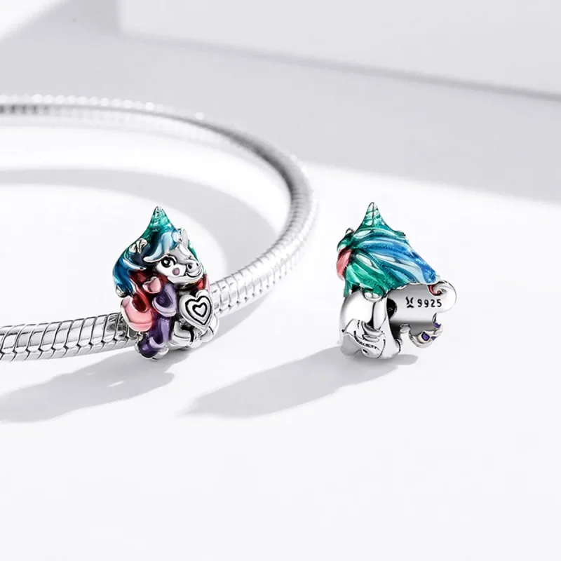 (image for) Pandora Style Fantasy Pony Charm - SCC1919 - View 4