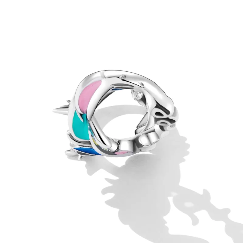 (image for) Pandora Style Feather Infinity Symbol Charm - SCC2322 - View 3
