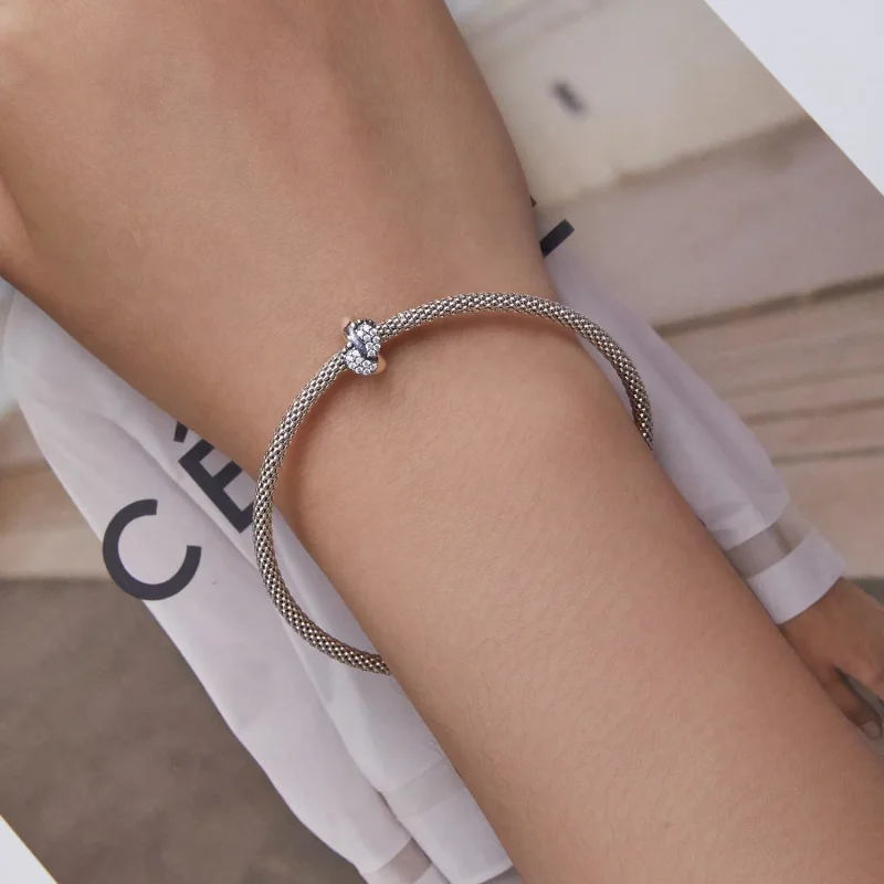 (image for) Pandora Style Feet Spacer Charm - BSC688 - View 6