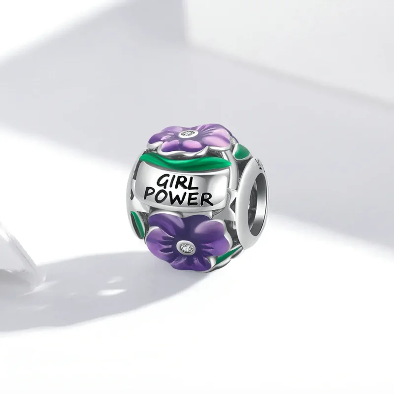 (image for) Pandora Style Feminine Power - Violet Charm - SCC2140 - View 2
