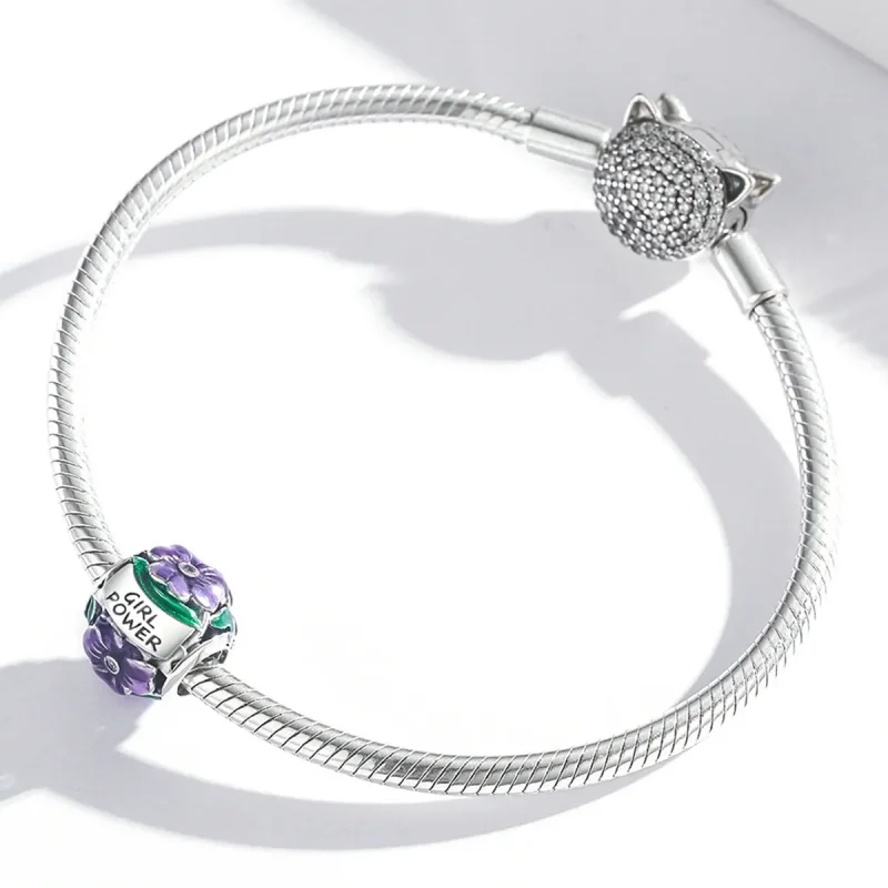 (image for) Pandora Style Feminine Power - Violet Charm - SCC2140 - View 3