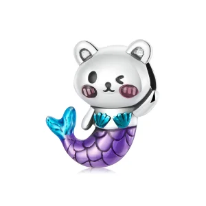 (image for) Pandora Style Fishtail Bear Charm - SCC2132