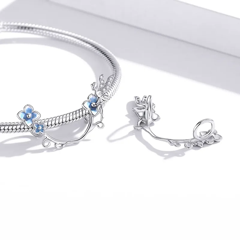 (image for) Pandora Style Flower Spirit Charm - BSC391 - View 4