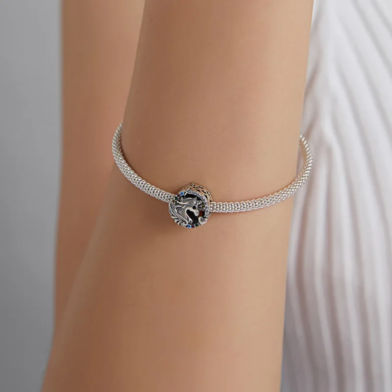 (image for) Pandora Style Flying Pony Charm - BSC476 - View 5