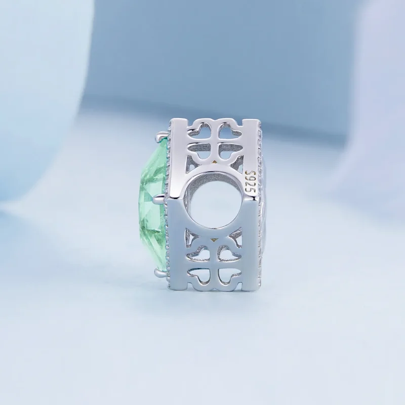 (image for) Pandora Style Four Leaf Clover Charm - BSC667 - View 3