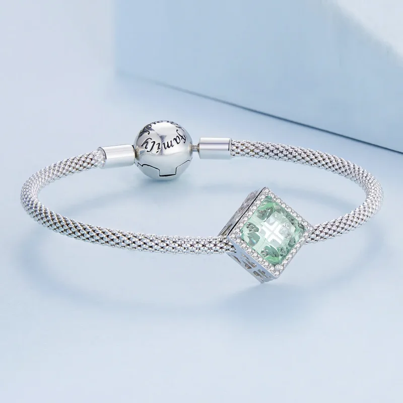 (image for) Pandora Style Four Leaf Clover Charm - BSC667 - View 4
