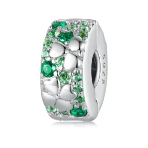 (image for) Pandora Style Four Leaf Clover Clip - BSC678