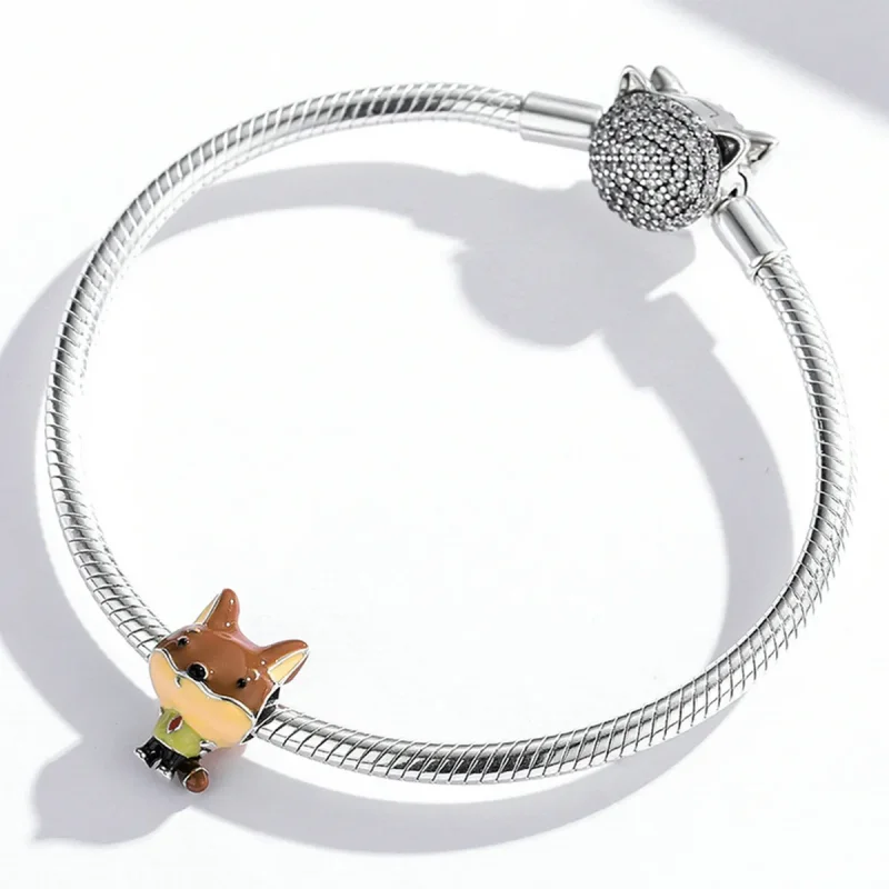 (image for) Pandora Style Fox Citizen Charm - SCC1964 - View 3