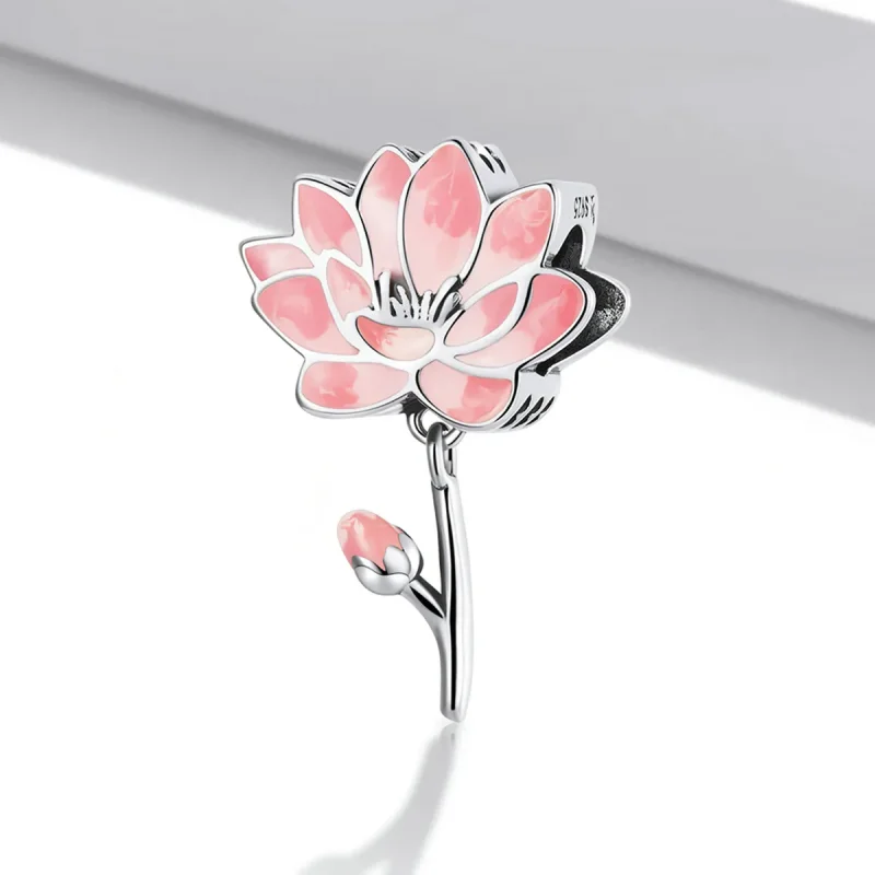 (image for) Pandora Style Fresh Lotus Charm - SCC2157 - View 2