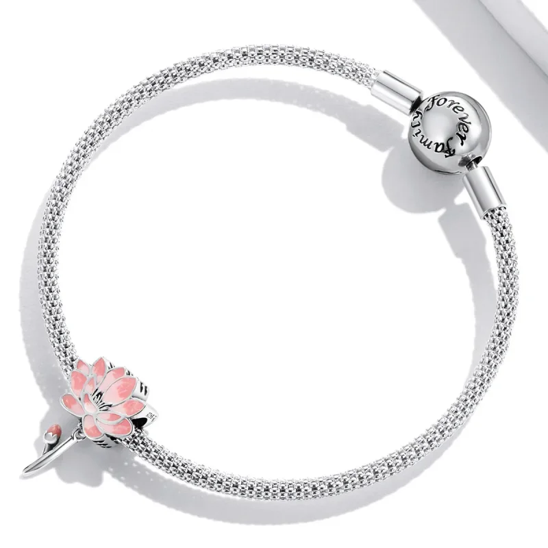 (image for) Pandora Style Fresh Lotus Charm - SCC2157 - View 3
