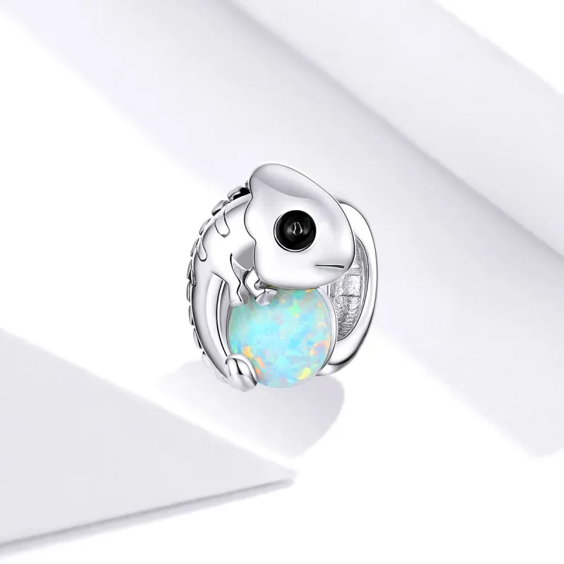 (image for) Pandora Style Funny Chameleon Charm - BSC254 - View 2