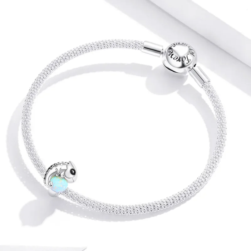(image for) Pandora Style Funny Chameleon Charm - BSC254 - View 3