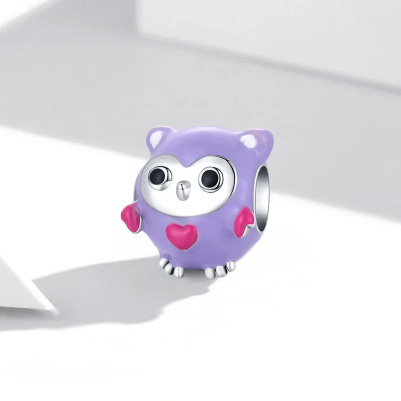 (image for) Pandora Style Funny Owl Charm - SCC1932 - View 2