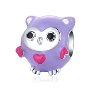 (image for) Pandora Style Funny Owl Charm - SCC1932