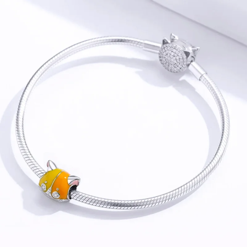 (image for) Pandora Style Garfield Charm - BSC189 - View 3