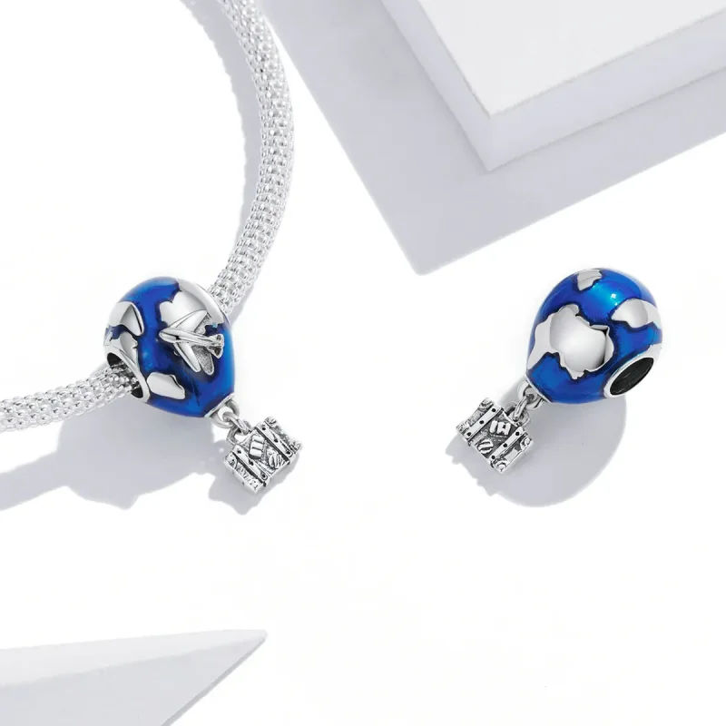 (image for) Pandora Style Globetrotter - Hot Air Balloon Charm - SCC2028 - View 4