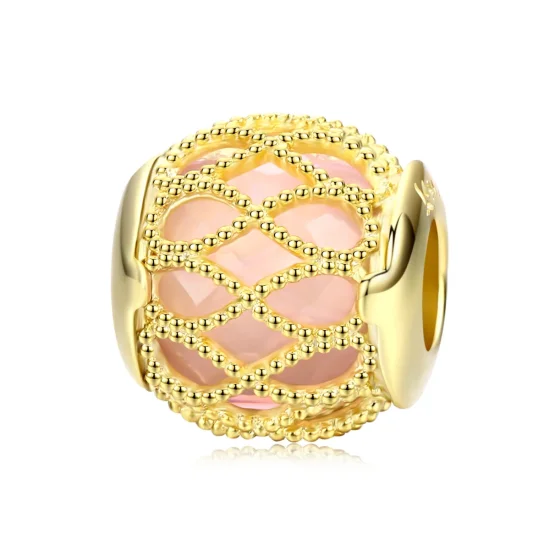 (image for) Pandora Style Gold-Plated Infinite Love Charm - SCC1315