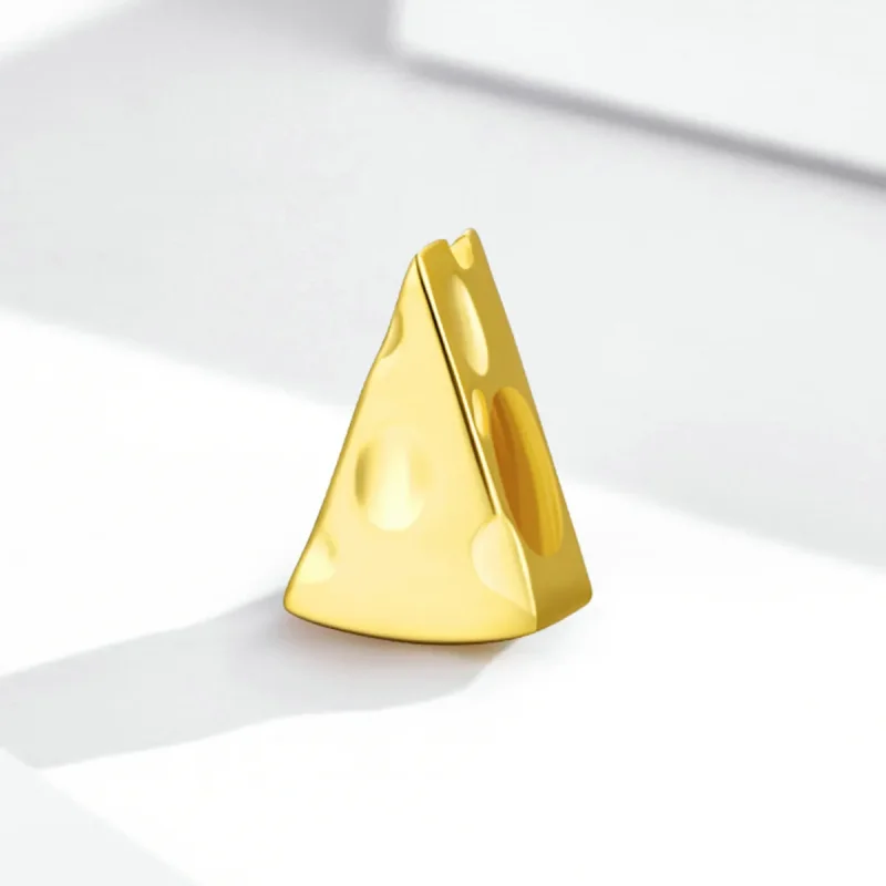 (image for) Pandora Style Golden Cheese Charm - SCC2016 - View 2