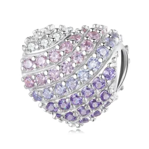 (image for) Pandora Style Gradient Heart Charm - BSC624