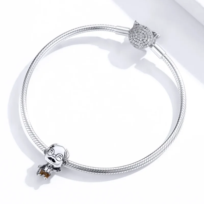 (image for) Pandora Style Grandfather Charm - BSC176 - View 3